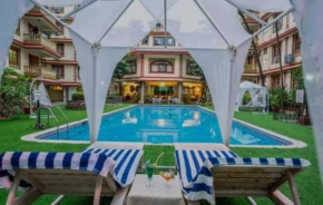 Stylish 2BHK Poolside Retreat With AC -Luxury